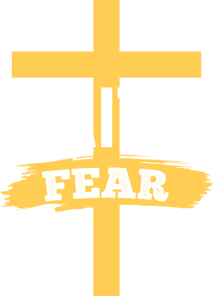 faith fear cross, religious - free svg file for members
