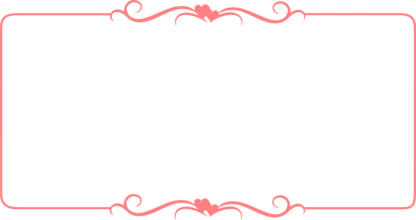 decorative heart frame, love valentines day free svg file