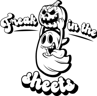 freak in the sheets, halloween - free svg file