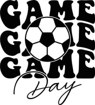 game day, soccer - free svg file for members