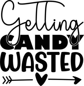 getting candy wasted, funny halloween - free svg file for members