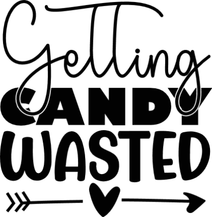 getting candy wasted, funny halloween - free svg file for members