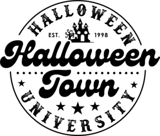 halloween town university - free svg file for members