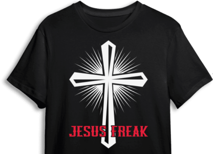 jesus freak, funny christian - free svg file for members