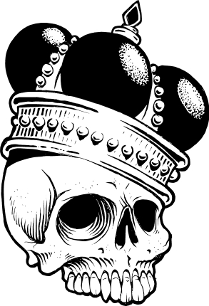 King Skull Svg, Skull Svg, Skull King Svg, King Skull Clipart, Skeleton  Svg, Skull Clipart, Skull Vector, Skull Cricut, Sugar Skull Svg Png