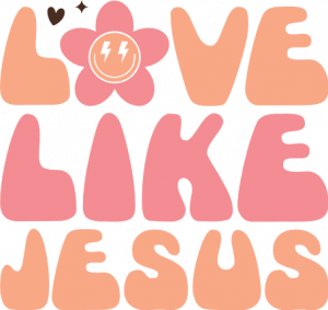 love like jesus, christian - free svg file for members - SVG Heart