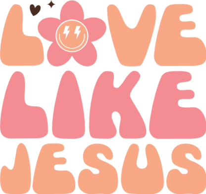 love like jesus, christian - free svg file for members