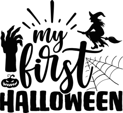 my first halloween free svg file, clipart images