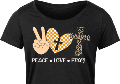 peace, love, pray - free svg file for members