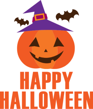happy halloween, witch pumpkin - free svg file for members