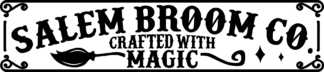 salem broom CO, crafted with magic - free svg file for members