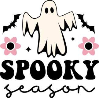 spooky season, ghost, halloween - free svg file for members