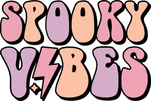 spooky vibes sign, halloween - free svg file for members
