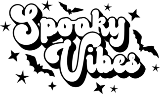 spooky vibes, halloween - free svg file for members