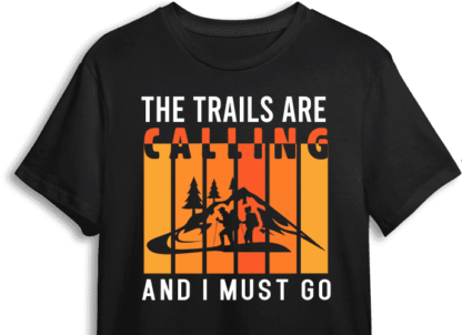 the trails are calling and I must go, hiking free svg file