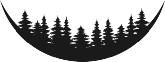 decorative trees, woodland - free svg file for members