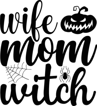 wife mom witch, halloween free svg file