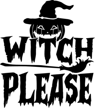 witch please, halloween - free svg file for members