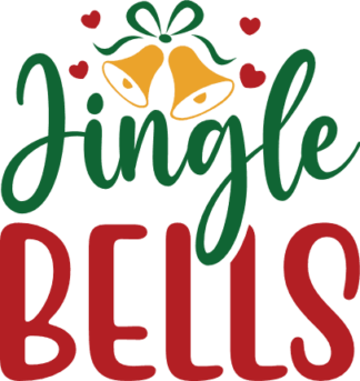 jingle bells, christmas - free svg file for members