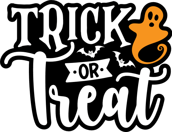 trick or treat, halloween free svg file images - SVG Heart