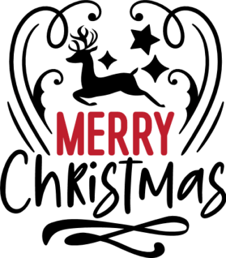 merry christmas sign - free svg file for members