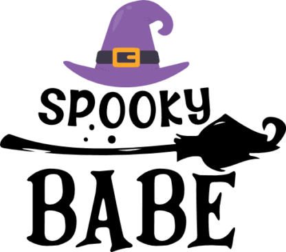 spooky babe, halloween free svg file, clipart images