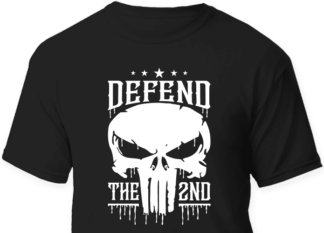 defend the 2nd, skull, patriotics shirt - free svg file for members