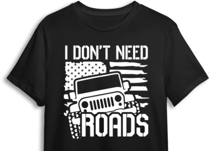 I dont need roads, offroad - free svg file for members
