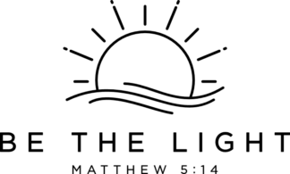 be the light, matthew 5:14, religious, christian - free svg file for members