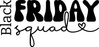 black friday squad - free svg file for members