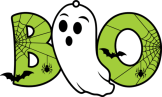 boo ghost, halloween - free svg file for members