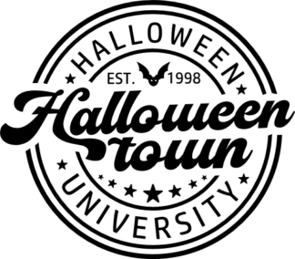 halloween town university - free svg file for members