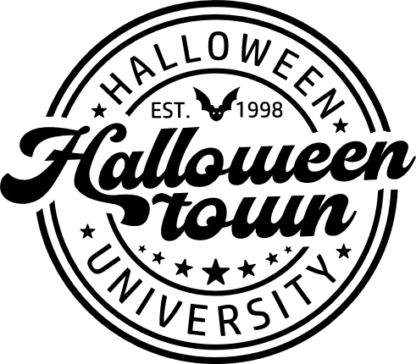halloween town university - free svg file for members