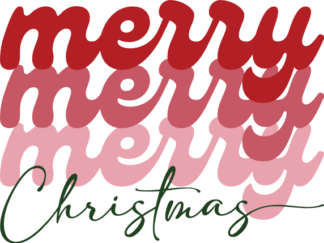 merry merry merry christmas - free svg file for members
