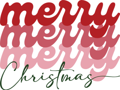 merry merry merry christmas - free svg file for members