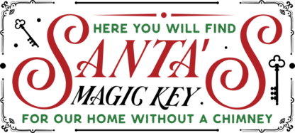 here you will find santas magic key, christmas - free svg file for members