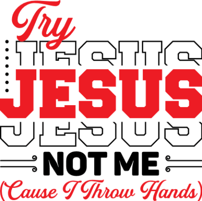 funny christmas, try jesus not me - free svg file for members