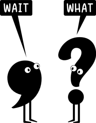 wait what, funny grammar - free svg file for members