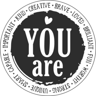 you are brave loved brilliant fun worthy - free svg file for members