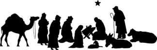 birth of jesus christ, bethlehem, christmas free svg file