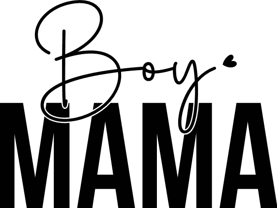 boy mama, mother of boys - free svg file for members - SVG Heart