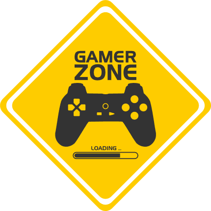 gamer zone loading, player room sign free svg file
