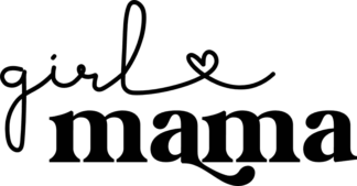girl mam, mom of girls - free svg file for members