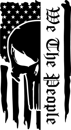 we the people, shull and american flag, 2nd amendment - free svg file for members