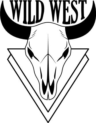 wild west, cow skull - free svg files for members - SVG Heart