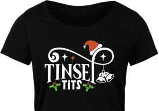 tinsel tits balls, funny christmas shirt design for her - free svg files for members
