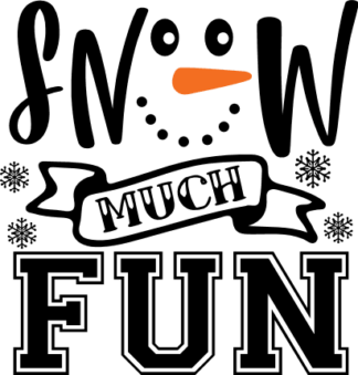 snow much fun, winter free svg file