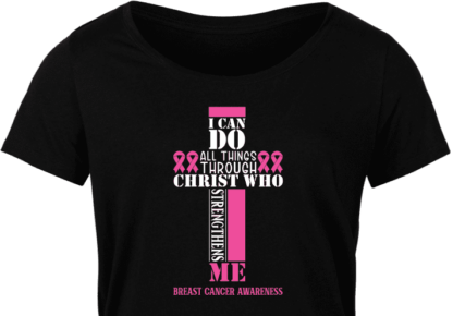 I can do all things through christ who strengthens me, breast cancer awareness - free svg files for members