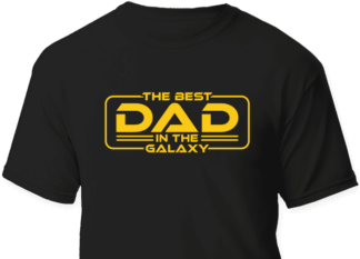 the best dad in the galaxy, funny dad gift - free svg files for members