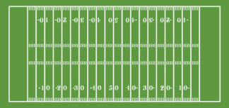 amercian football play field - free svg file for members